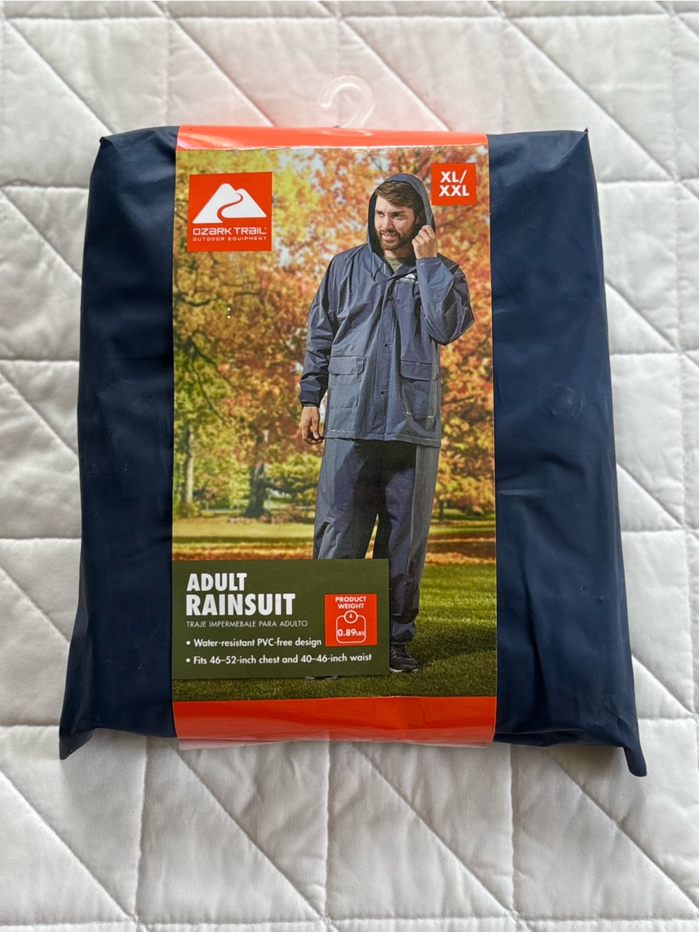 Ozark Trail Waterproof Hooded Rain Jacket & Pants Set - Unisex XL/XXL New Sealed
